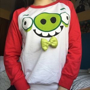 Angry Bird Long-Sleeved Sweatshirt